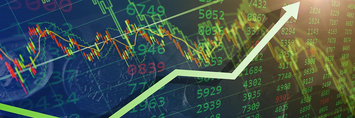 Share prices rising