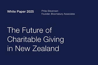 White Paper: The future of charitable giving in NZ