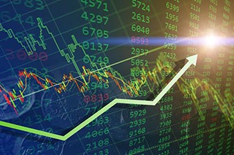 Share prices rising